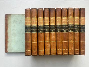 Voltaire - Dictionnaire philosophique (11 volumes) – édition