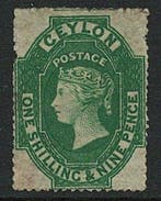 Ceylon 1857 - SG no 36 - Stanley Gibbons, Gestempeld