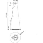 LED Hanglamp - Hangverlichting - Concepty - 35W - Natuurlijk, Ophalen of Verzenden, Nieuw, Metaal