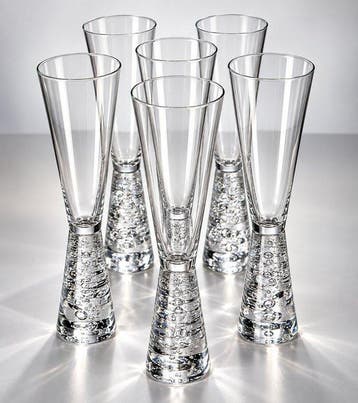 Iittala–Nuutajärvi Oy - Timo Sarpaneva - Champagneglas (6) -