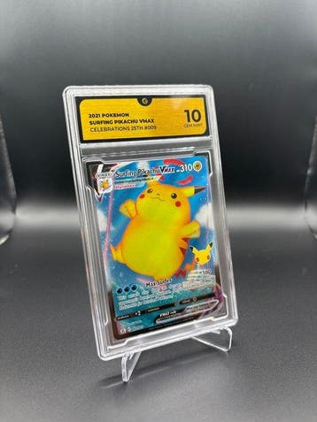 Pokémon - 1 Graded card Surfing Pikachu Vmax 009 Full art -, Nieuw