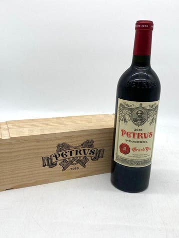 2018 Petrus - Pomerol - 1 Fles (0,75 liter), Nieuw
