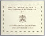 2 € commémorative Vatican 2 Euro 2017 Martyre De St Paul., Postzegels en Munten, Munten | Europa | Euromunten, Verzenden