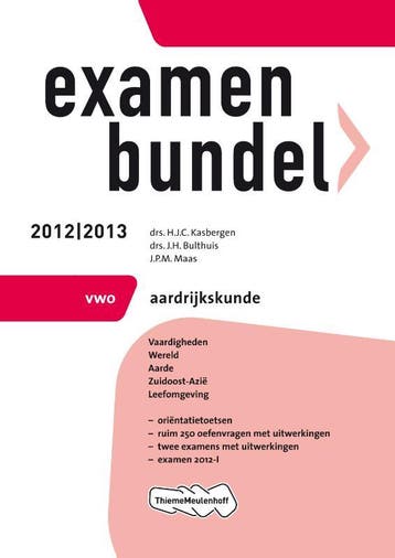 Examenbundel vwo Aardrijkskunde 2012/2013 9789006079395, Boeken, Verzenden, Zo goed als nieuw
