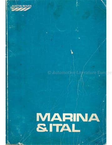 1978 MORRIS MARINA | ITAL WERKPLAATSHANDBOEK ENGELS