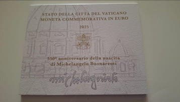 Vaticaan. 2 Euro 2025 Michelangelo (Zonder minimumprijs)
