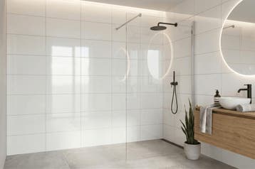 Wandtegel Valence Grand Wit Glans 25x50 (Muurtegels), 40 tot 60 cm, Nieuw, Ophalen of Verzenden, 10 m² of meer