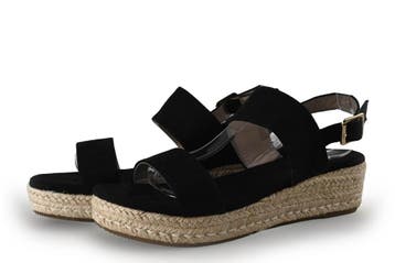Dolcis Sandalen in maat 42 Zwart, Dolcis, Verzenden, Zwart, Sandalen of Muiltjes