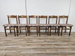 Eetkamerstoel (6) - Zes stoelen uit de jaren vijftig van