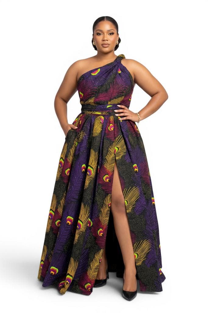 Afrikaanse print Infinity Multiway Maxi Jurk - Verstelbare S, Kleding | Dames, Rokken, Nieuw, Ophalen of Verzenden