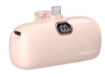 Mini Powerbank 5000mAh Fast Charge USB-C Compact Oplader, Verzenden, Nieuw