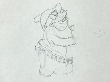 Two-Gun Mickey (Walt Disney, 1934) - 1 Peg Leg Pete Animatie, Nieuw