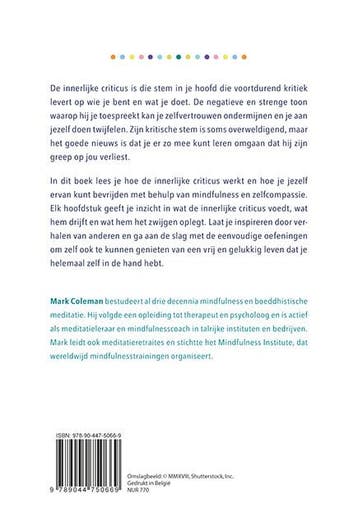 Minder streng voor jezelf 9789044750669 Mark Coleman, Verzenden, Zo goed als nieuw, Mark Coleman