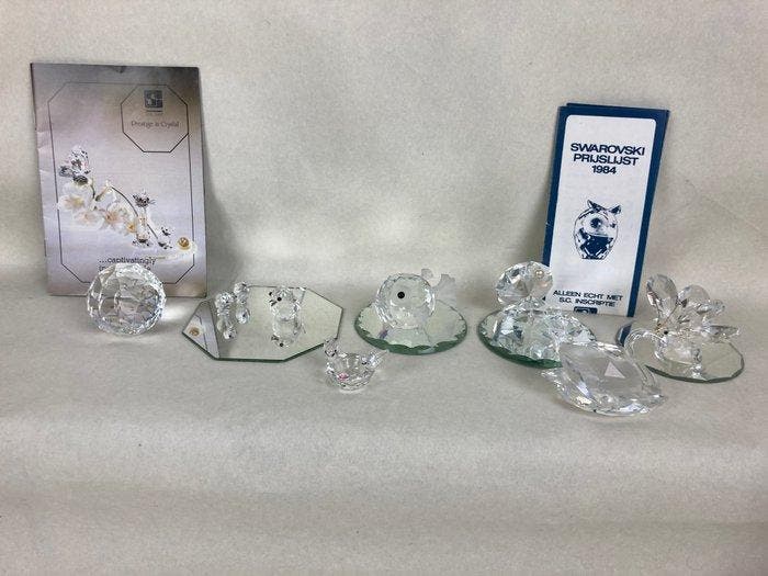 Swarovski - Beeldje - Swarovski kristallen figuren inclusief, Antiek en Kunst, Curiosa en Brocante