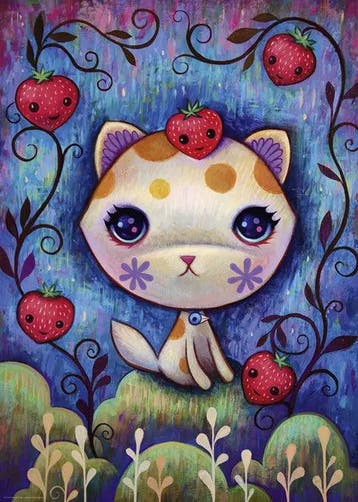 Heye Puzzel Strawberrykitty 1000Heye29895., Ophalen of Verzenden, Nieuw