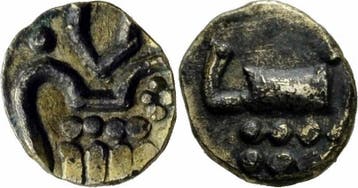 1 Fanam Indien Niederlaendisch Indien Niederlaendisch Ind..., Verzenden