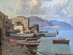 Mario Maresca Serra (1917-1991) - Scorcio marinaro, Antiek en Kunst