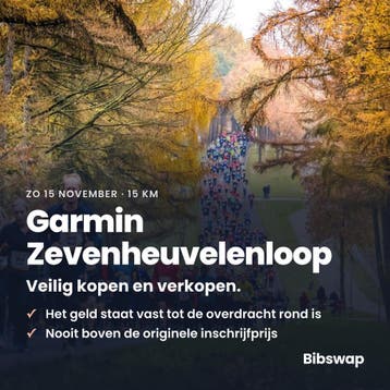 Startbewijs Garmin Zevenheuvelenloop 15 km Veilig (ver)kopen, Eén persoon, November