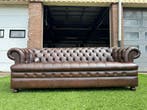 CHESTERFIELD  gecapitonneerd 3 zit design leren bank, Huis en Inrichting, Banken | Bankstellen, Design, Driepersoons, Zo goed als nieuw