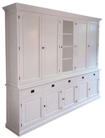 Buffetkast Dronten wit 300 x 240cm dichte zijdeuren, Ophalen of Verzenden, Nieuw