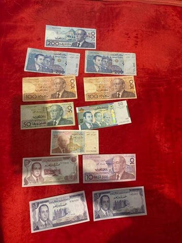 Marokko. - 12 Banknotes - Various Dates (Zonder