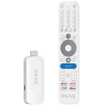PEAQ PGS 1000 Google Full-HD - TV Stick, Verzenden, Refurbished