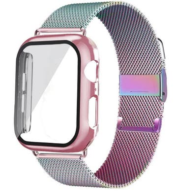 DrPhone APX1 - Siliconen Polsband - 44mm Metalen armband + T, Verzenden, Nieuw