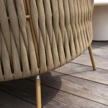 Hampton Molina stoel bank loungeset 4 delig mortex amber 4, Tuin en Terras, Tuinsets en Loungesets, Ophalen of Verzenden, Nieuw