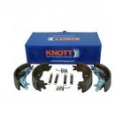 Remschoenset origineel KNOTT 16-1365 160×35 mm, Auto diversen, Aanhangwagen-onderdelen, Ophalen of Verzenden, Nieuw