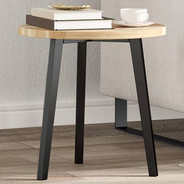 vidaXL Tafelblad rond Ø 40x2 cm massief acaciahout, Verzenden, Nieuw