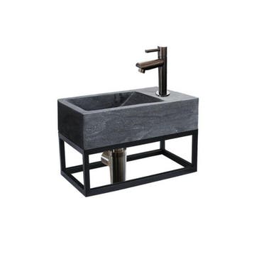 Sani Royal Fontein Frame Mat Zwart Natuursteen, Tuin en Terras, Nieuw