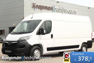Opel Movano L3H2 | Financial Lease voor 340 p/mnd, Gebruikt, Euro 6, Wit, Onderhoudsboekje