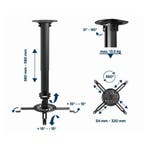Universele Beamer Plafondbeugel - 38-58cm hoogte - Tot 13kg, Ophalen of Verzenden, Nieuw