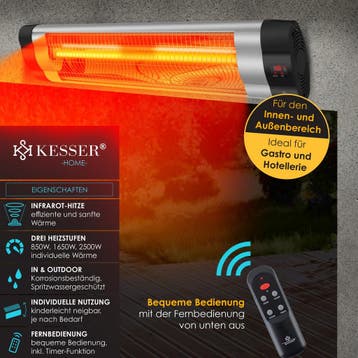 Infrarood Verwarming - Terrasverwarmer - Elektrische Heater, Tuin en Terras, Verzenden, Zo goed als nieuw