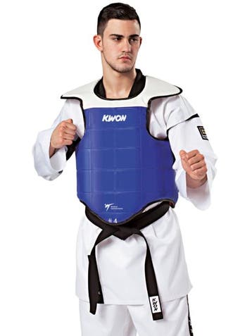 KWON Taekwondo Borstbeschermer WT Goedgekeurd maat S, Ophalen of Verzenden, Nieuw, Taekwondo, Vechtsportbescherming