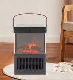 3D elektrische haardkachel vrijstaand met afstandsbediening, Verzenden, Nieuw