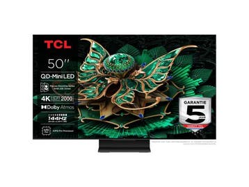 Veiling - TCL 50C7K - Ultra HD 4K - Mini-led-tv - 50 inch -, Nieuw