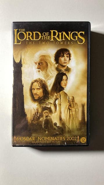 THE LORD OF THE RINGS THE TWO TOWERS (VHS), Verzenden, Gebruikt