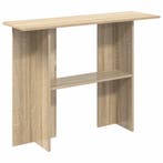vidaXL Wandtafel Sonoma Eiken 100 x 30 x 75 cm Bewerkt hout, Minder dan 50 cm, Verzenden, Nieuw, 75 cm of meer