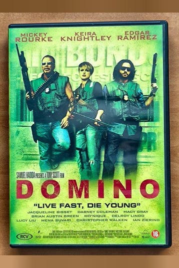 Domino 2005 Action Tony Scott Keira Knightley Mickey Rourke, Cd's en Dvd's, Dvd's | Actie, Verzenden, Nieuw in verpakking