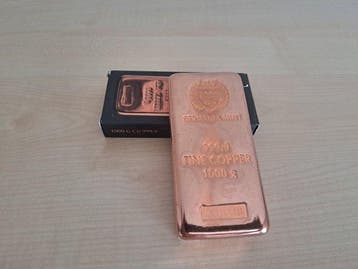 1 kilogram - Koper .999 - Germania Mint (Zonder