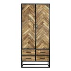 Mangohouten Kast Kjeld 80 cm, Verzenden, Nieuw