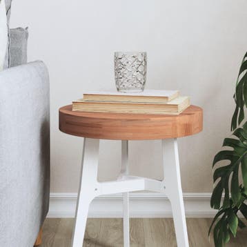 vidaXL Tafelblad rond Ø30x4 cm massief beukenhout, Huis en Inrichting, Tafels | Eettafels, Verzenden, Nieuw