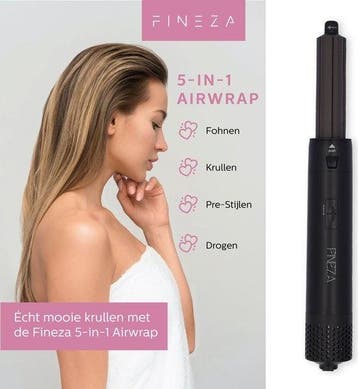 2dekans | Fineza Multifunctionele Krultang - 5 in 1  -, Sieraden, Tassen en Uiterlijk, Ophalen of Verzenden, Zo goed als nieuw