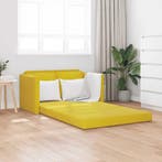 vidaXL Slaapbank vloermodel 2-in-1 122x204x55 cm fluweel, Verzenden, Nieuw, Stof, Minder dan 150 cm