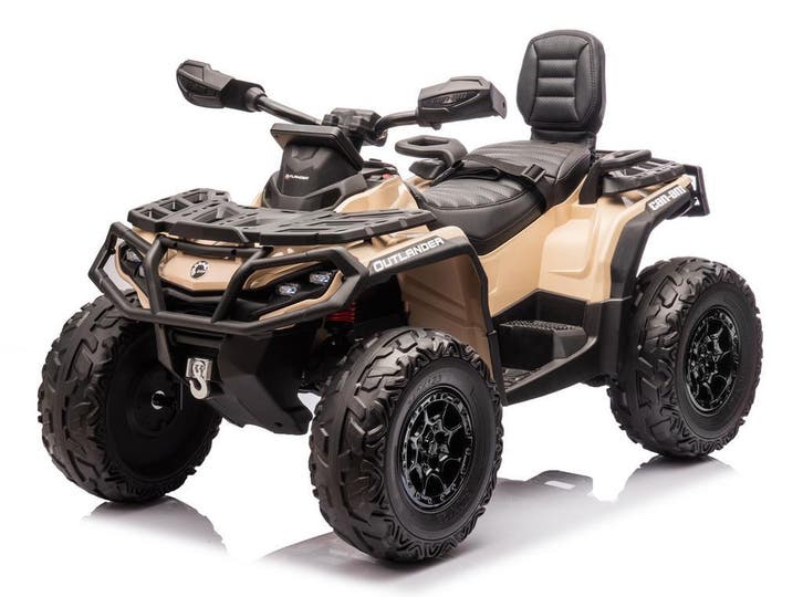 Can-Am Outlander BRP UTV Khaki, 2 seat, Quad, 12V14ah, 4WD, Kinderen en Baby's, Speelgoed | Buiten | Accuvoertuigen, Nieuw, Ophalen of Verzenden