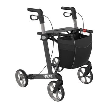 Server Rollator – Lichtgewicht - Antraciet M, Ophalen of Verzenden, Nieuw