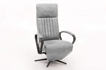 Relaxfauteuil Heukelum - relaxfauteuils - Zilver, Huis en Inrichting, Nieuw, Stof