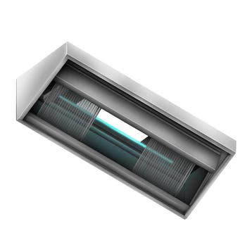 GGM Gastro | Recirculatie-afzuigkap met plasmafilter - |, Onderbouw afzuigkap, Verzenden, Nieuw, Inbouw