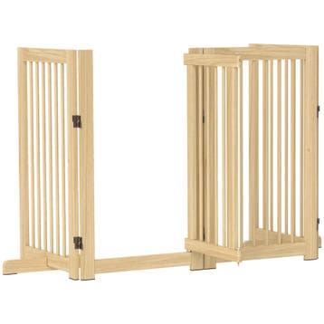 TRUUSK Afscheidingshek Hond 4-delig - Opvouwbaar - 220 x 91, Verzenden, Nieuw